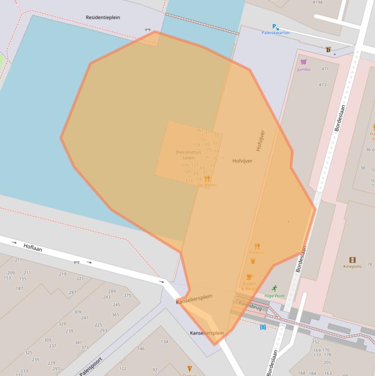 Kaart van postcodegebied 5223MC.