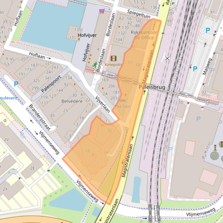 Kaart van postcodegebied 5223MD.