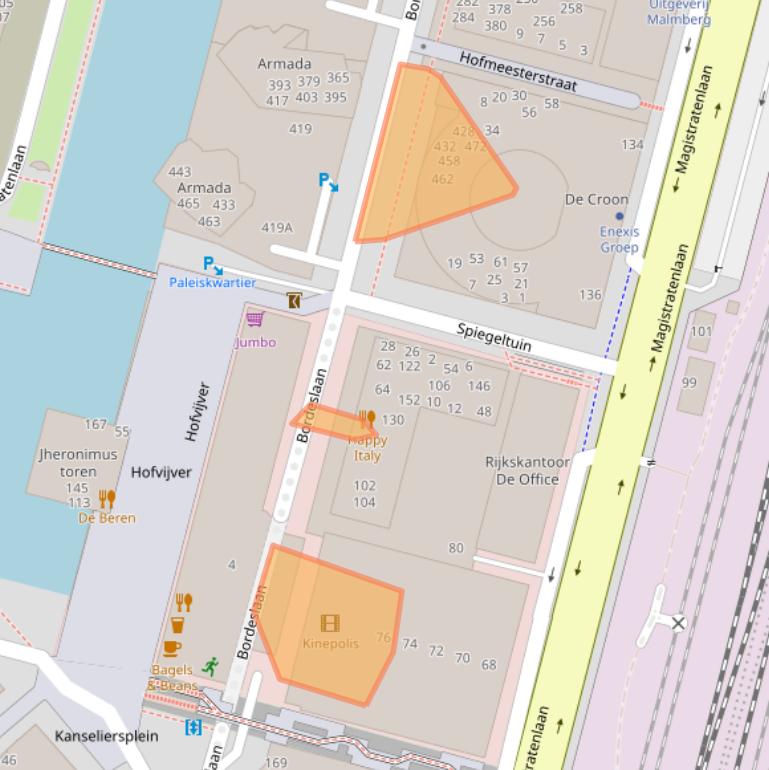 Kaart van postcodegebied 5223MX.