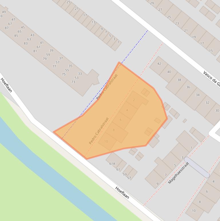 Kaart van postcodegebied 5223RD.