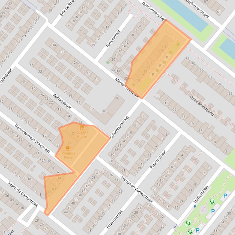 Kaart van postcodegebied 5223RH.