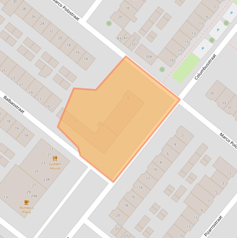 Kaart van postcodegebied 5223RP.