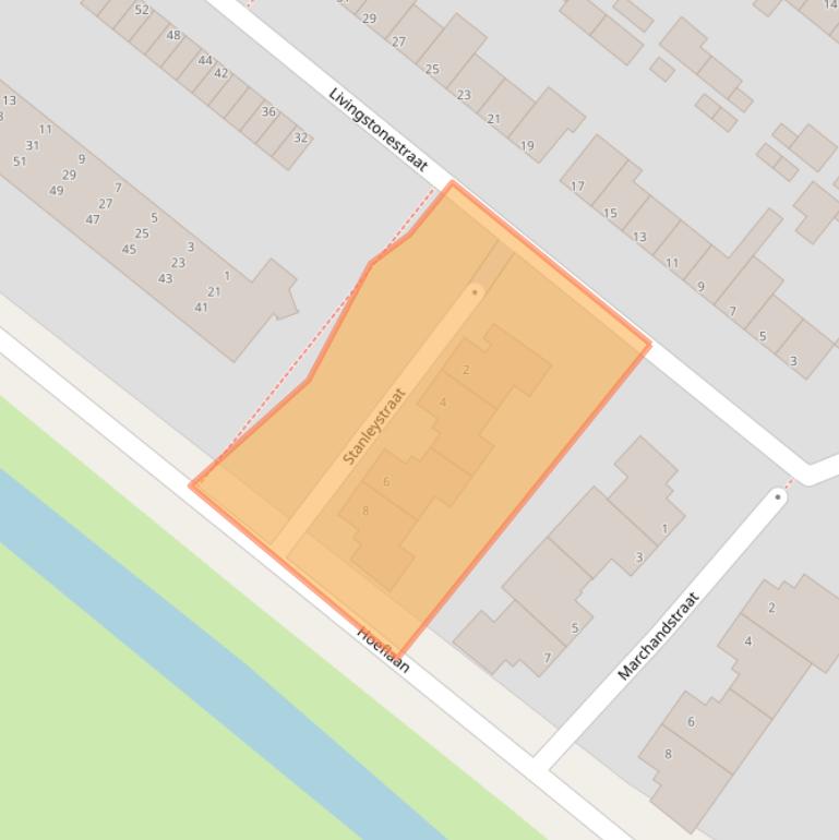 Kaart van postcodegebied 5223SE.