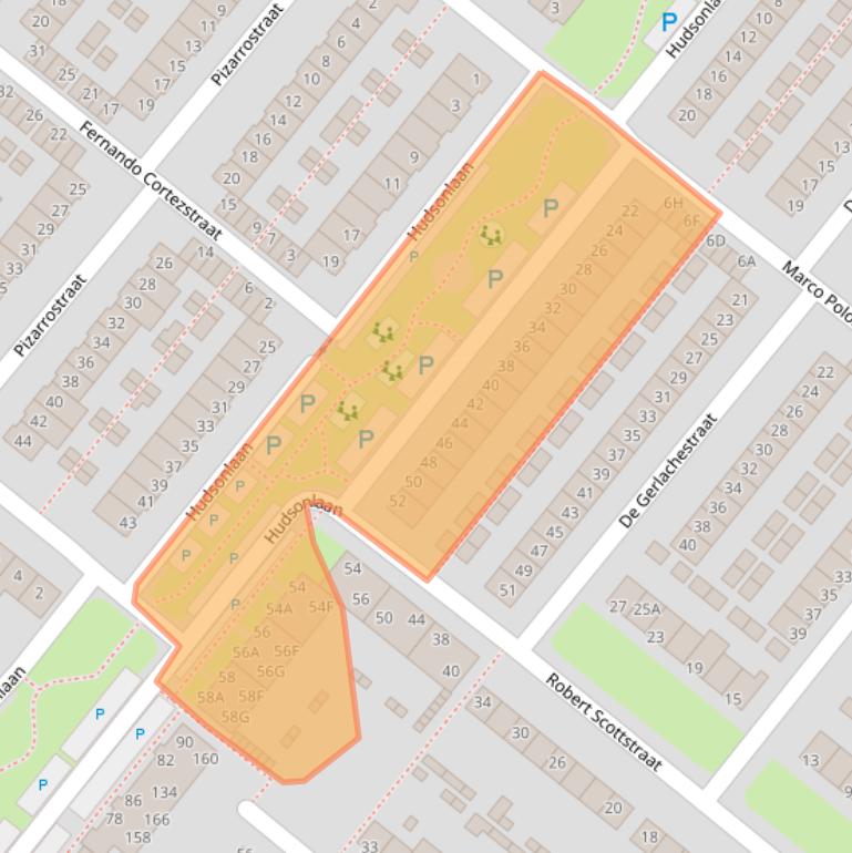 Kaart van postcodegebied 5223SJ.