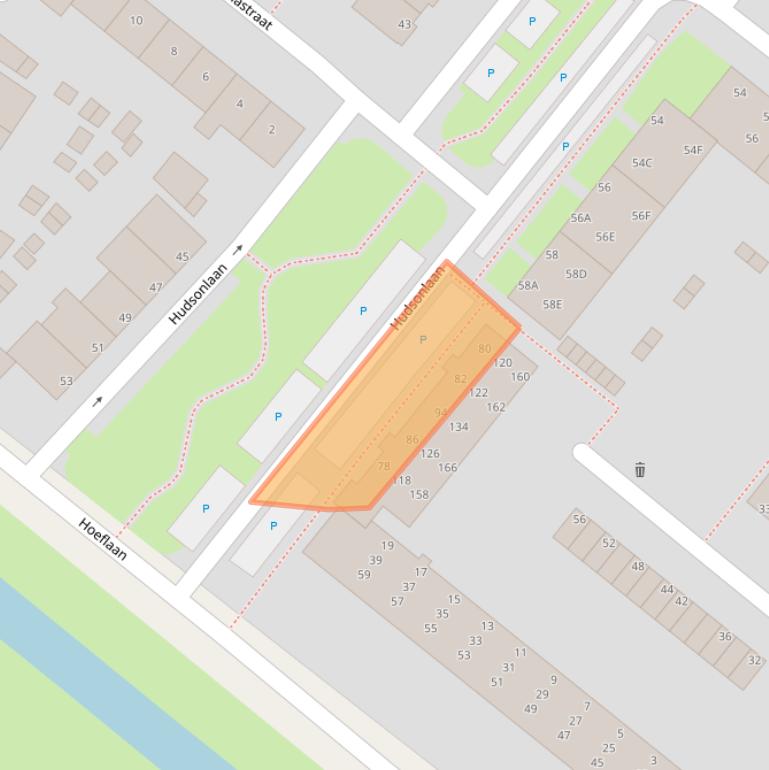 Kaart van postcodegebied 5223SK.