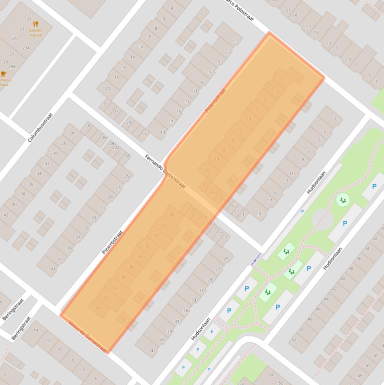 Kaart van postcodegebied 5223SP.