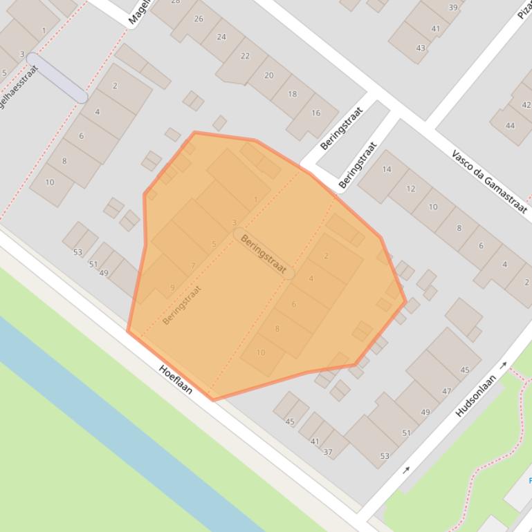 Kaart van postcodegebied 5223SR.