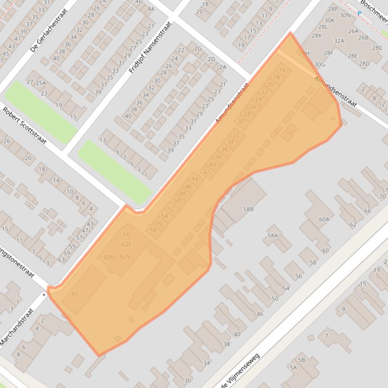 Kaart van postcodegebied 5223TK.