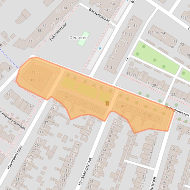 Kaart van postcodegebied 5223XR.