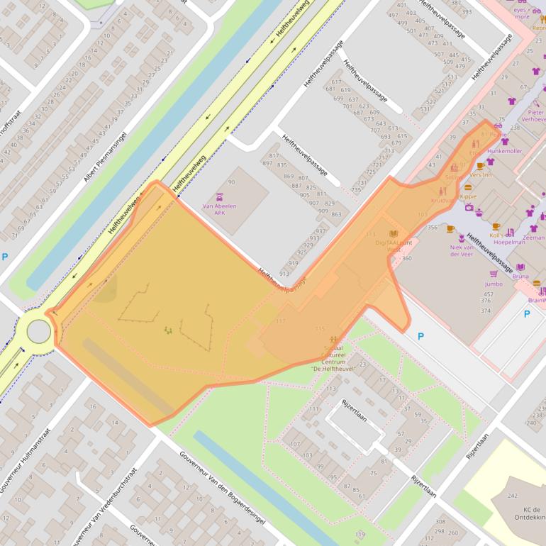 Kaart van postcodegebied 5224AC.