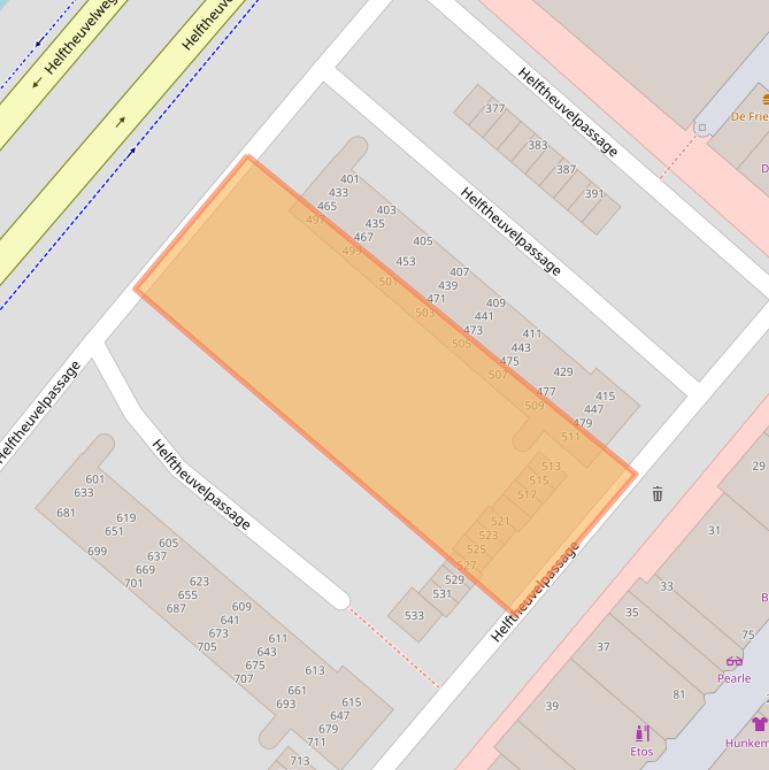 Kaart van postcodegebied 5224AG.