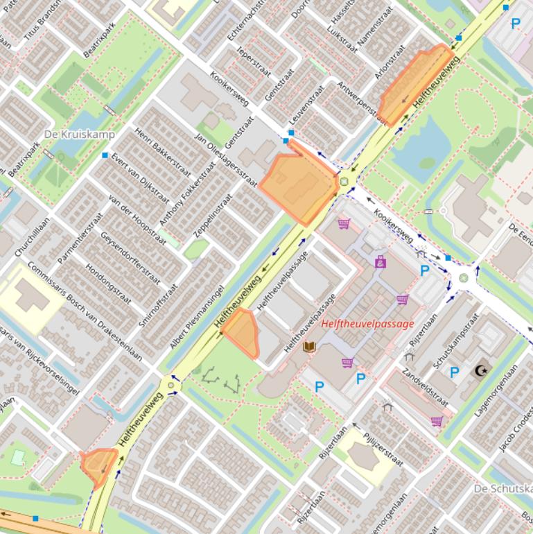 Kaart van postcodegebied 5224AS.