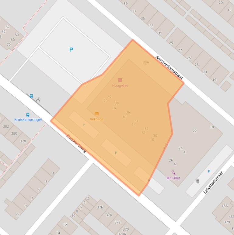 Kaart van postcodegebied 5224AT.