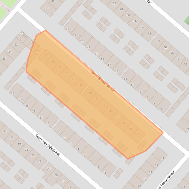 Kaart van postcodegebied 5224BG.