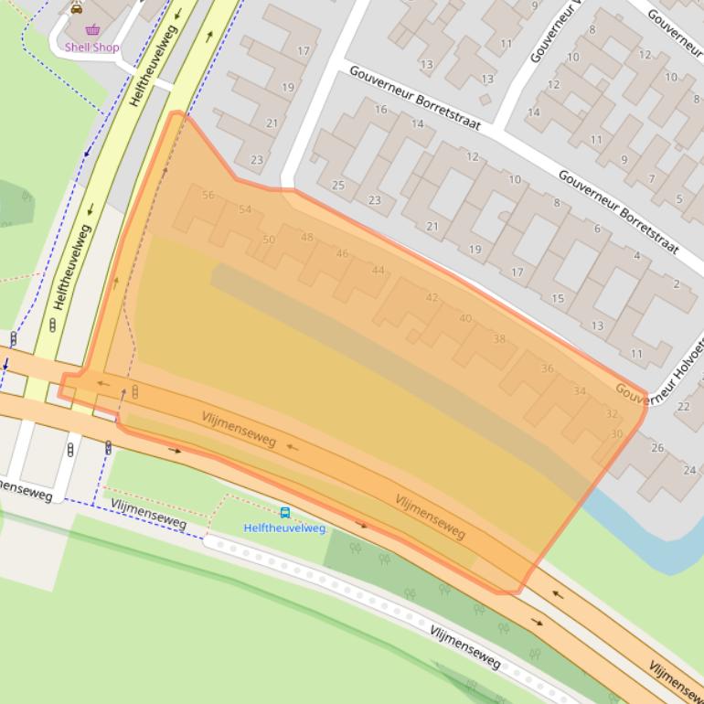 Kaart van postcodegebied 5224CD.