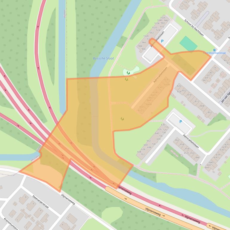 Kaart van postcodegebied 5224EV.
