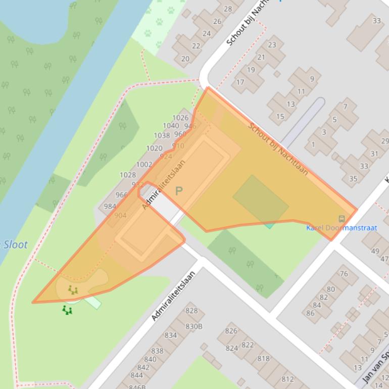 Kaart van postcodegebied 5224EW.
