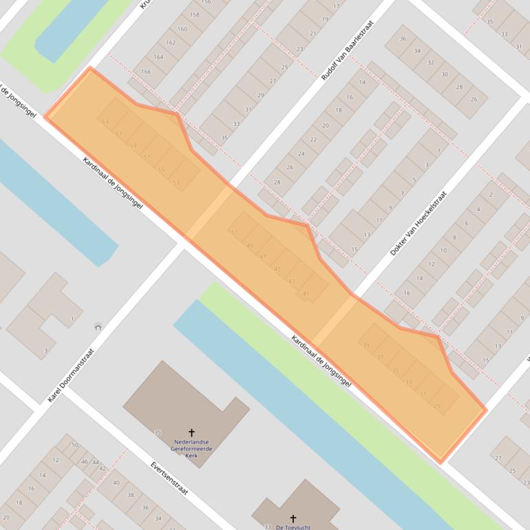 Kaart van postcodegebied 5224HS.