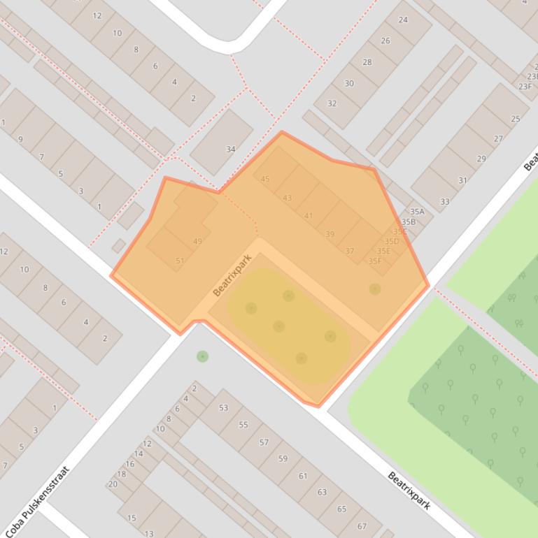 Kaart van postcodegebied 5224HX.