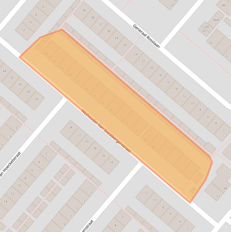 Kaart van postcodegebied 5224JA.