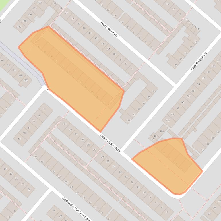 Kaart van postcodegebied 5224JK.