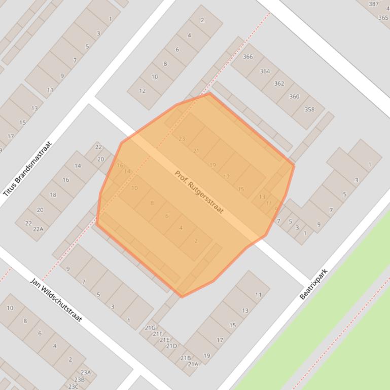 Kaart van postcodegebied 5224JN.