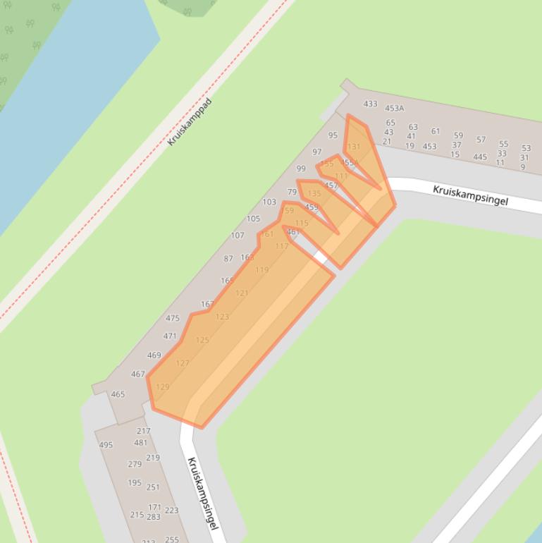 Kaart van postcodegebied 5224KE.