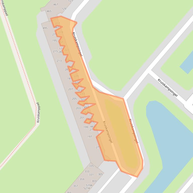 Kaart van postcodegebied 5224KH.