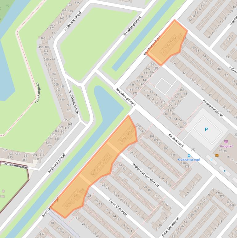 Kaart van postcodegebied 5224KP.