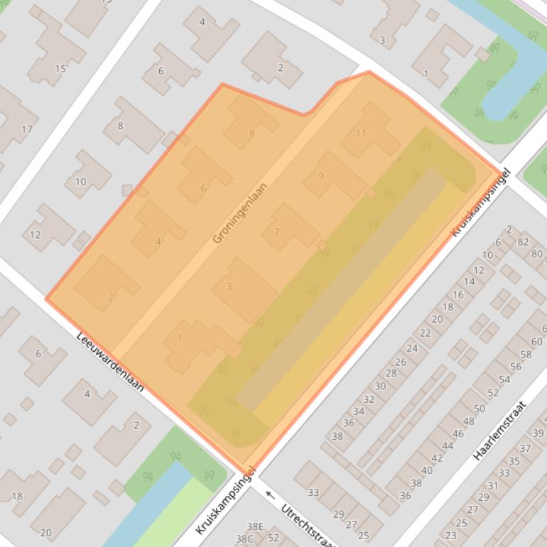 Kaart van postcodegebied 5224KT.