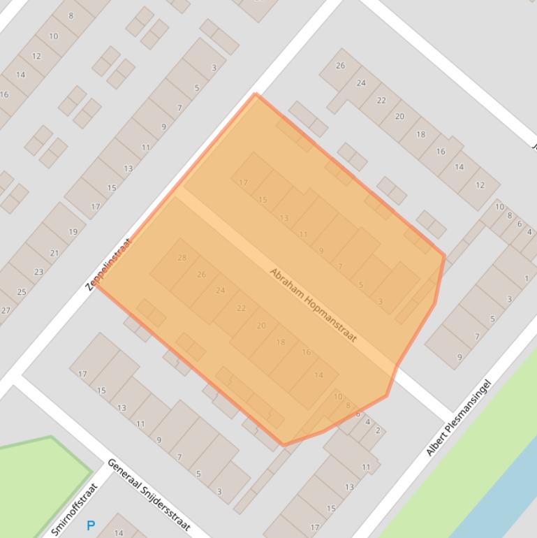 Kaart van postcodegebied 5224TP.