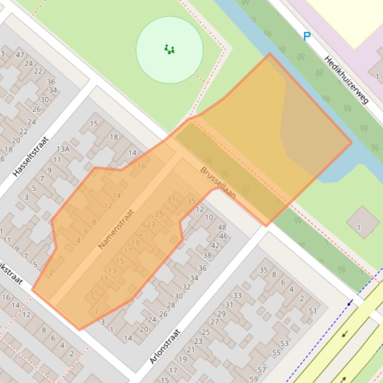 Kaart van postcodegebied 5224VL.