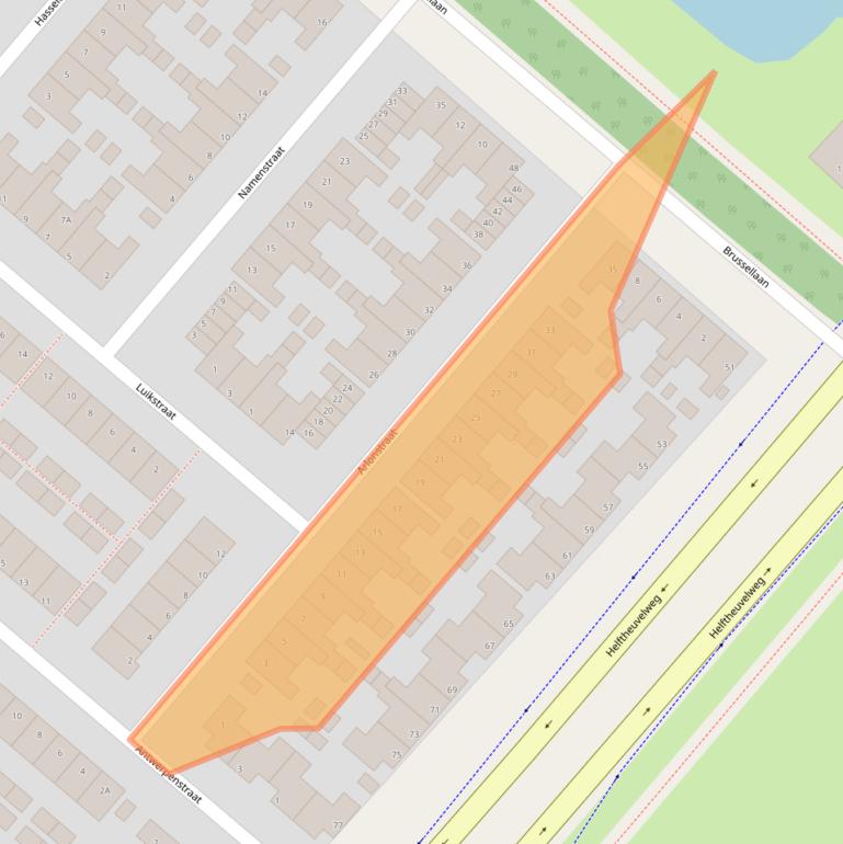 Kaart van postcodegebied 5224VM.