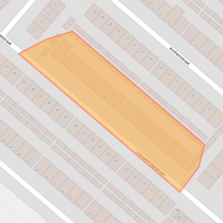 Kaart van postcodegebied 5224XC.