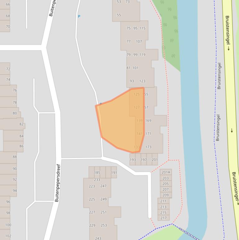 Kaart van postcodegebied 5231AD.