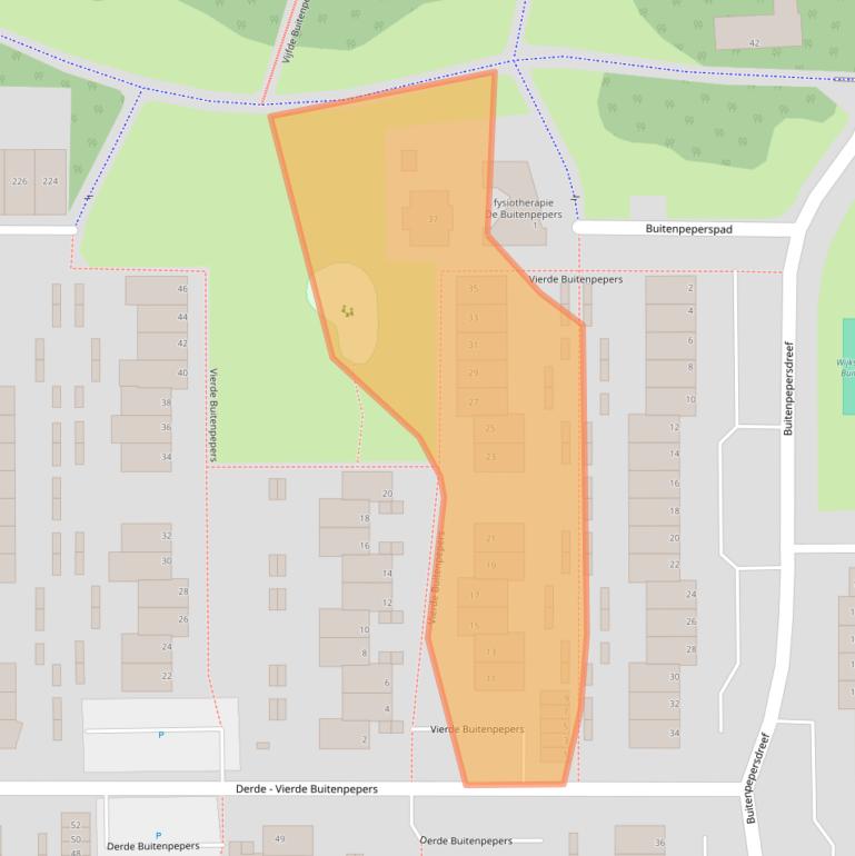 Kaart van postcodegebied 5231AK.