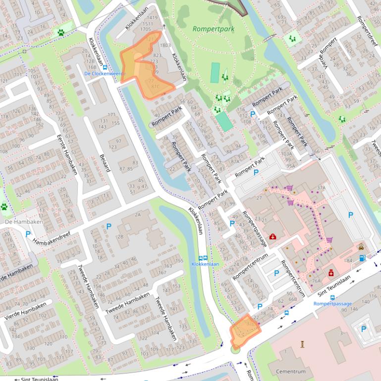 Kaart van postcodegebied 5231AP.