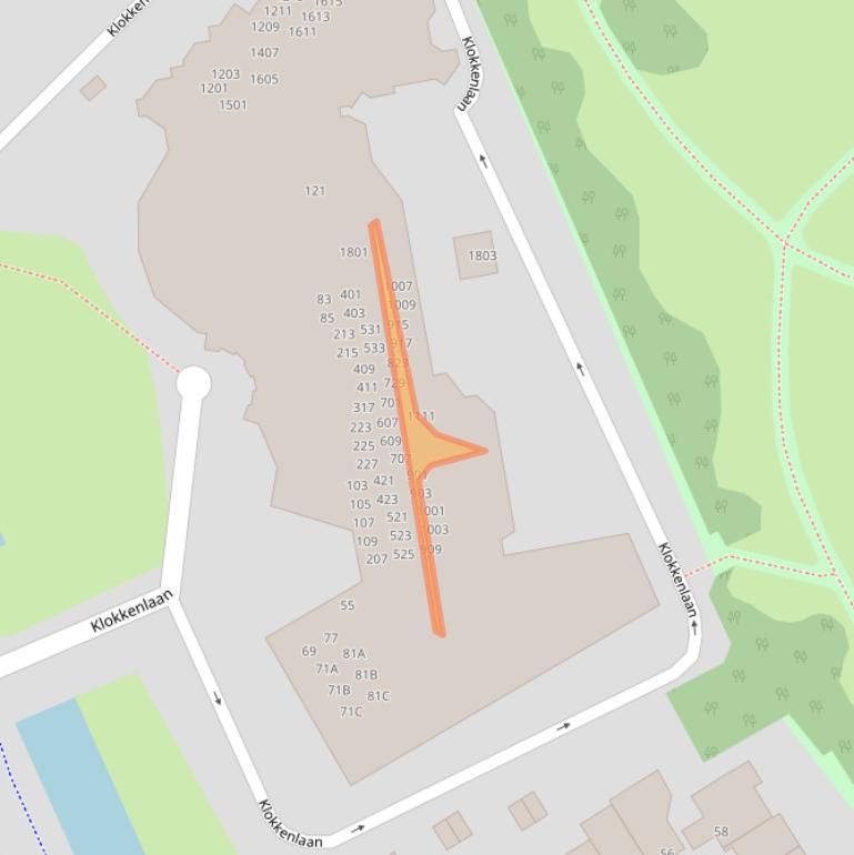 Kaart van postcodegebied 5231AX.