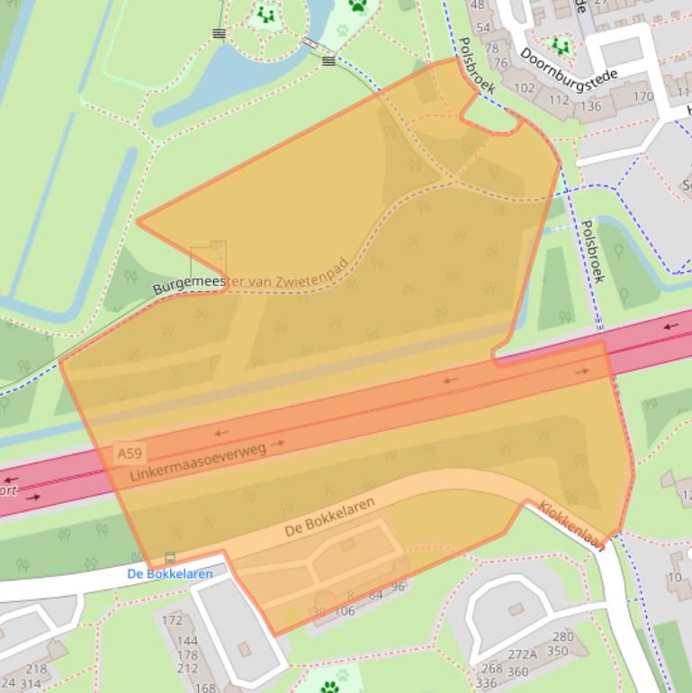 Kaart van postcodegebied 5231BH.