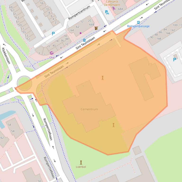 Kaart van postcodegebied 5231BS.