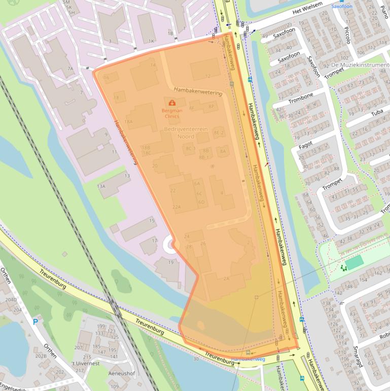 Kaart van postcodegebied 5231DC.