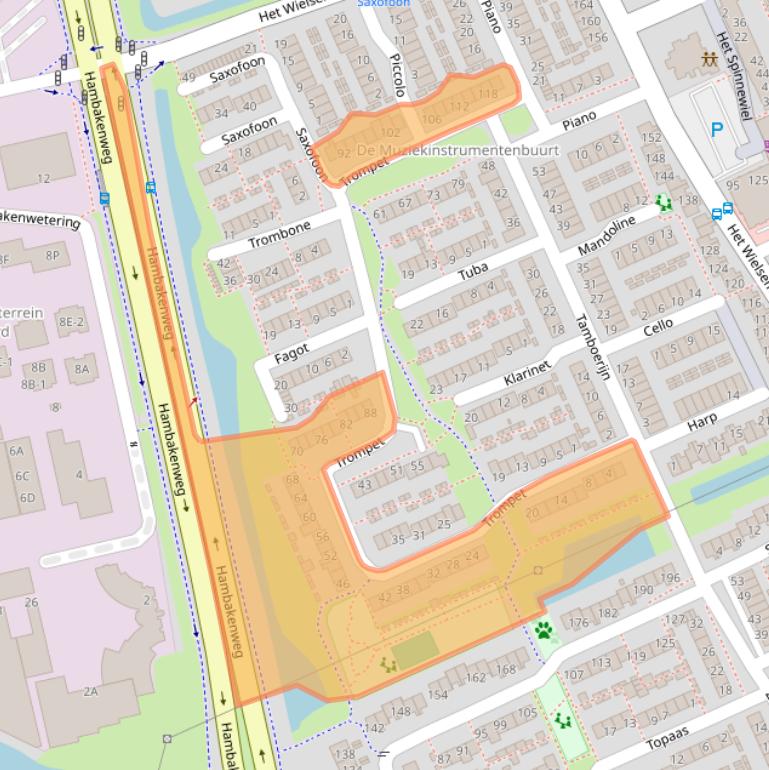 Kaart van postcodegebied 5231DK.