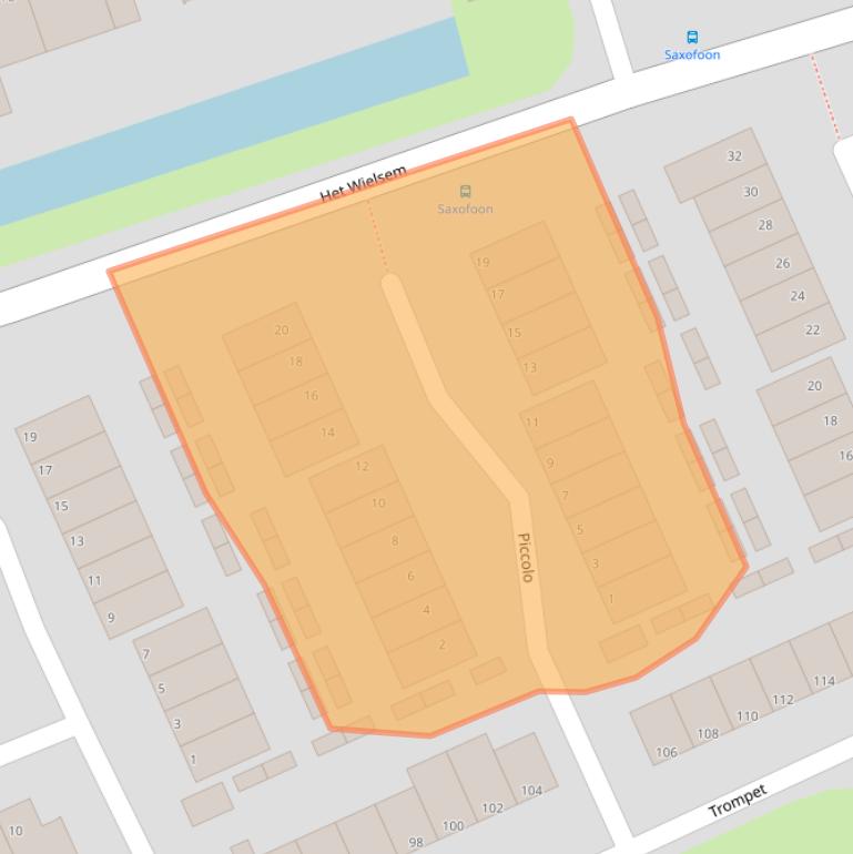 Kaart van postcodegebied 5231DS.