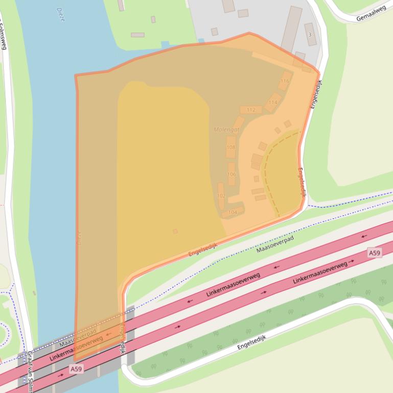 Kaart van postcodegebied 5231EJ.