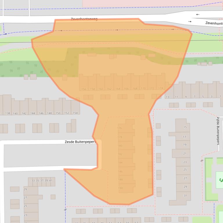 Kaart van postcodegebied 5231GH.