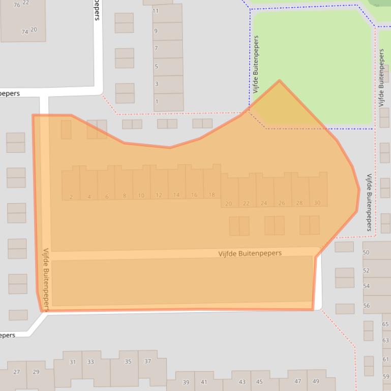 Kaart van postcodegebied 5231GL.