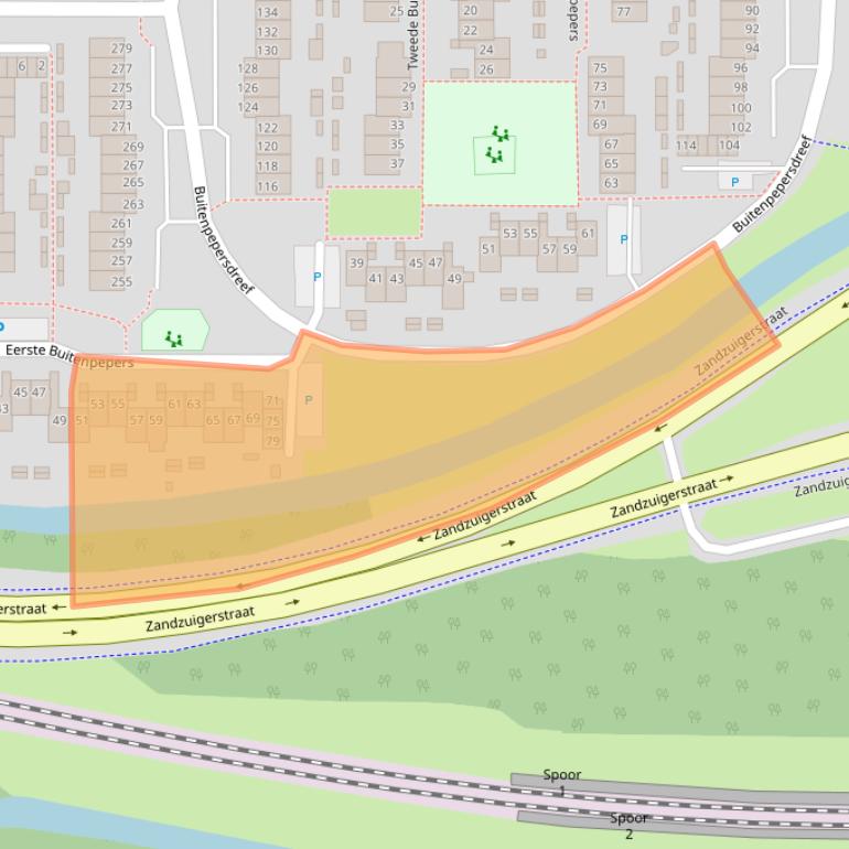 Kaart van postcodegebied 5231GP.