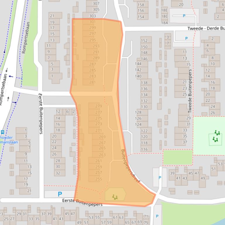 Kaart van postcodegebied 5231HD.