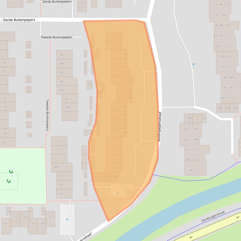 Kaart van postcodegebied 5231HG.