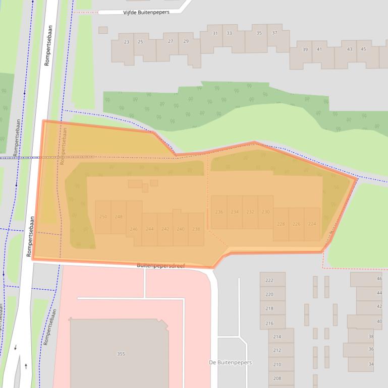 Kaart van postcodegebied 5231HL.